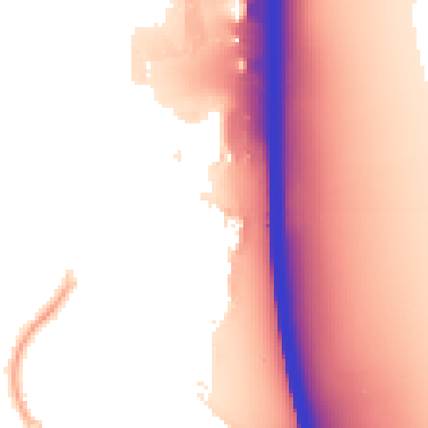 Night-time road noise heatmap for CM2 6GD