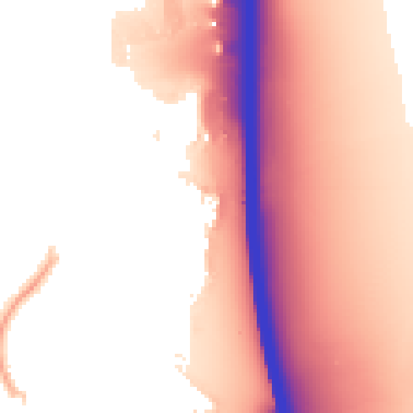 Night-time road noise heatmap for CM2 6GF