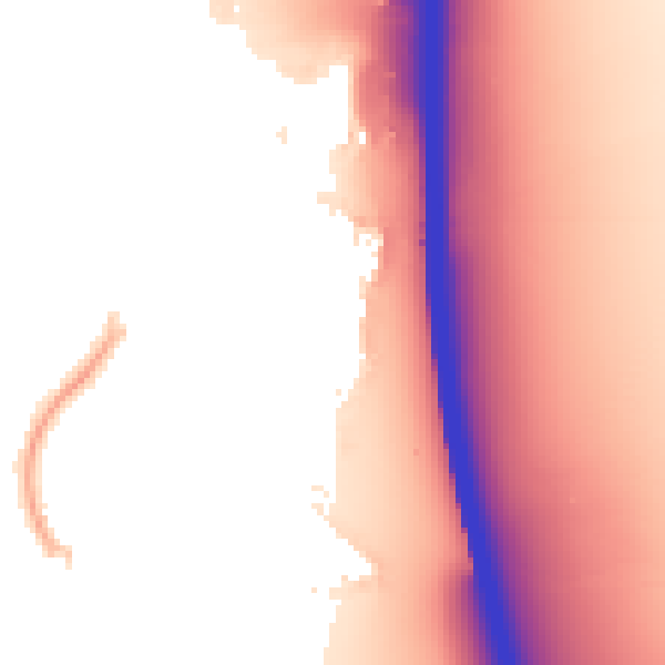 Night-time road noise heatmap for CM2 6GL