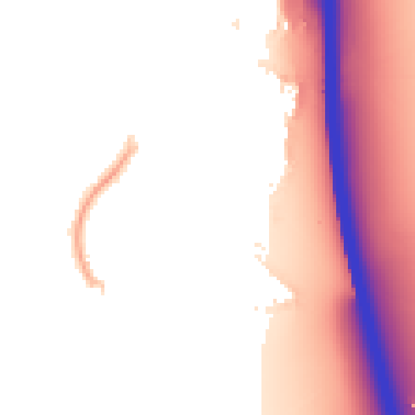 Night-time road noise heatmap for CM2 6GN