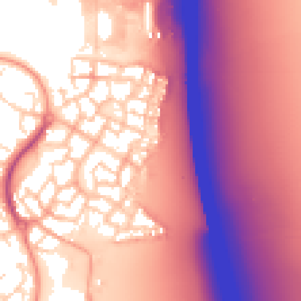 Daytime road noise heatmap for CM2 6GP