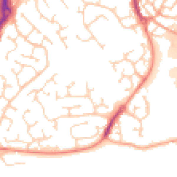 Daytime road noise heatmap for CM2 6ST