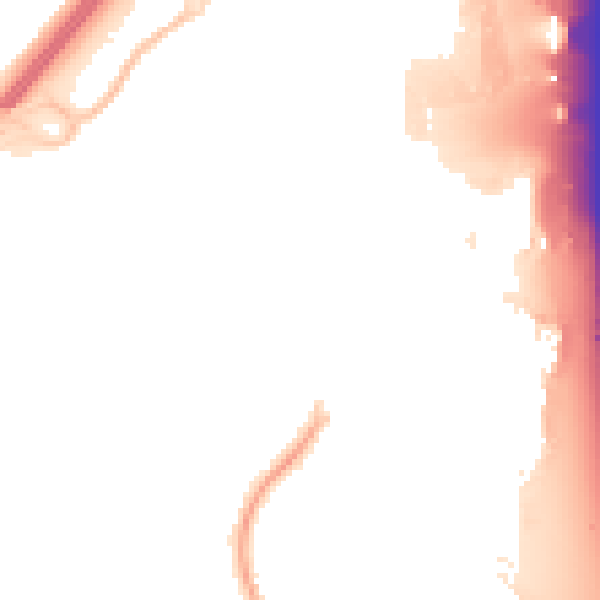 Night-time road noise heatmap for CM2 6TA
