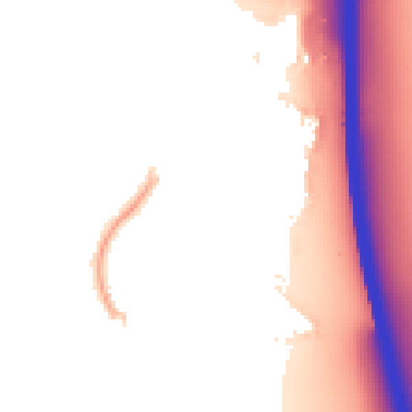 Night-time road noise heatmap for CM2 6WS