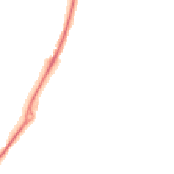 Night-time road noise heatmap for CM2 6XR