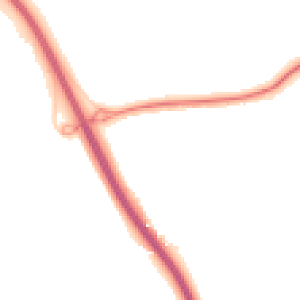 Night-time road noise heatmap for CM2 7BY