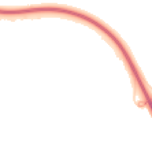 Night-time road noise heatmap for CM2 7EP