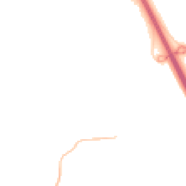 Night-time road noise heatmap for CM2 7HD