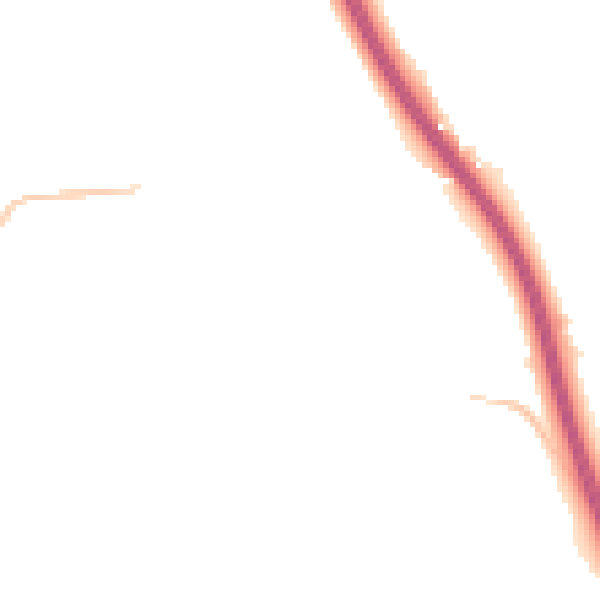 Night-time road noise heatmap for CM2 7HY