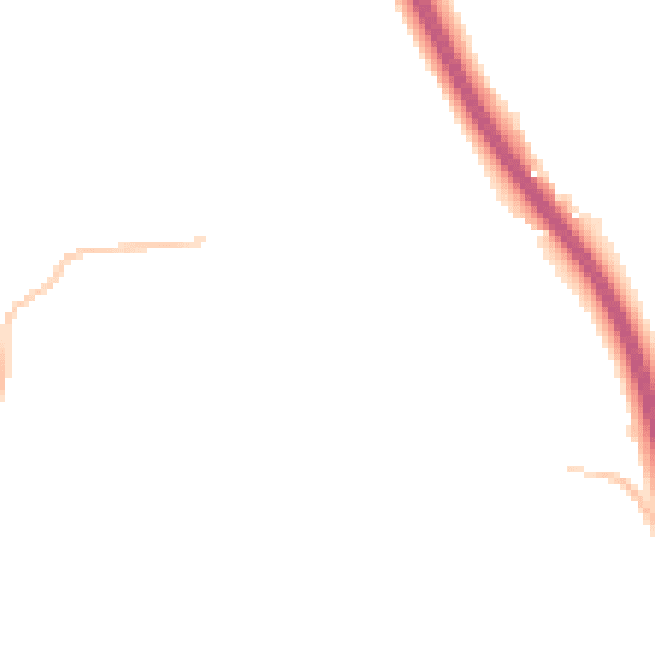 Night-time road noise heatmap for CM2 7JF