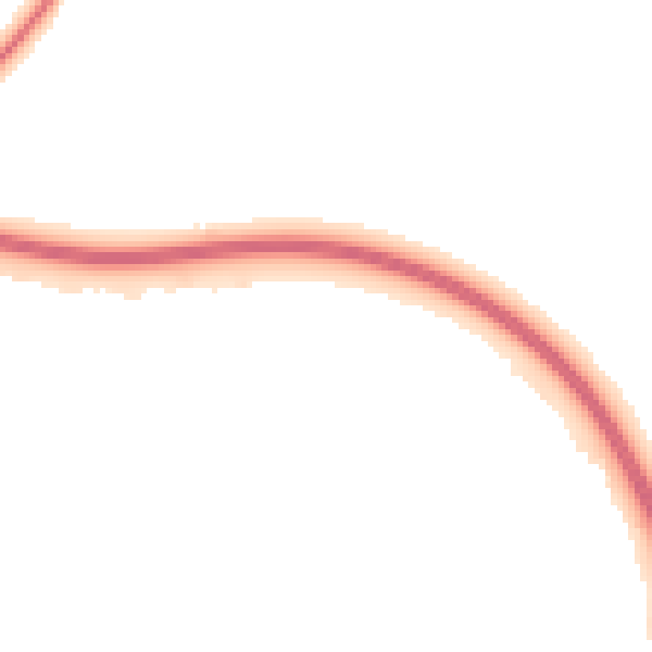 Night-time road noise heatmap for CM2 7NY