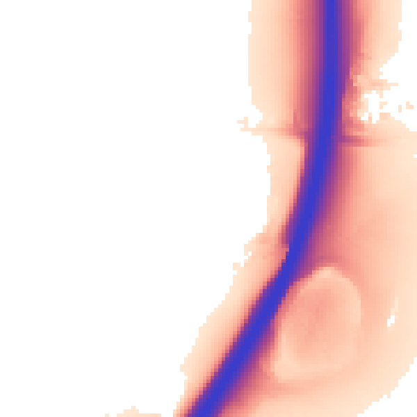 Night-time road noise heatmap for CM2 7RG