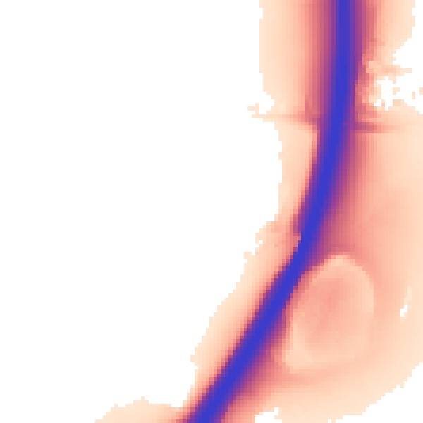 Night-time road noise heatmap for CM2 7RJ