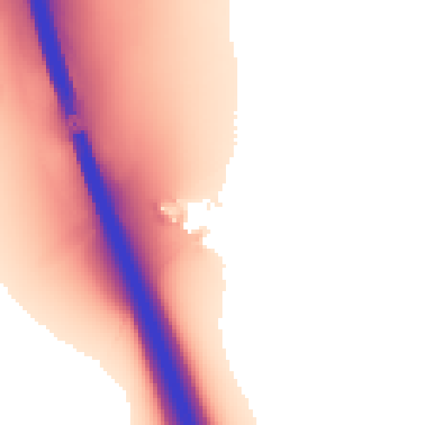 Night-time road noise heatmap for CM2 7RS