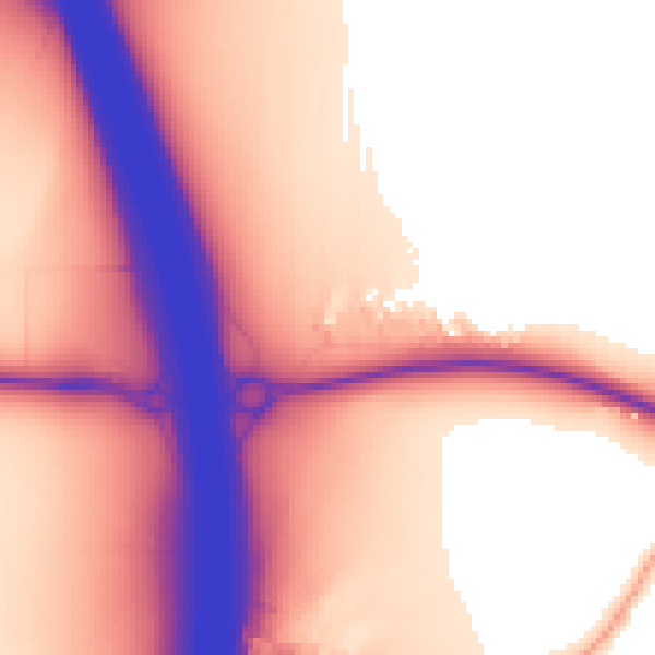 Daytime road noise heatmap for CM2 7RU