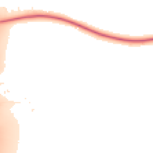 Night-time road noise heatmap for CM2 7SA