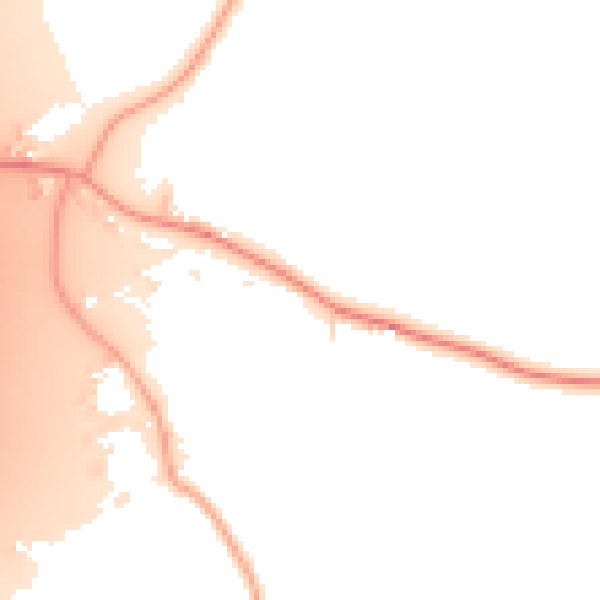Daytime road noise heatmap for CM2 7SB