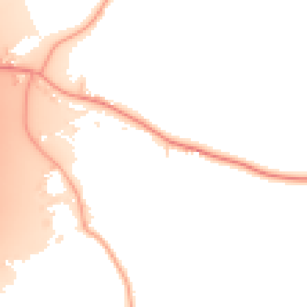 Daytime road noise heatmap for CM2 7SN