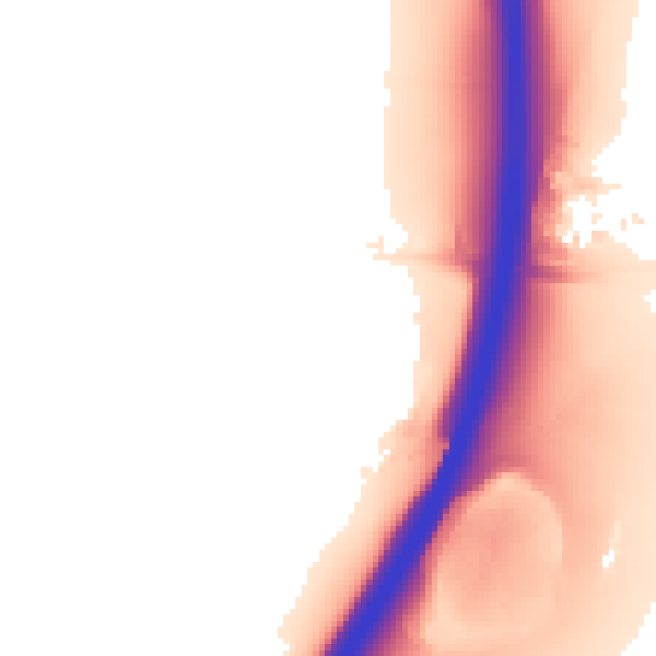 Night-time road noise heatmap for CM2 7SP