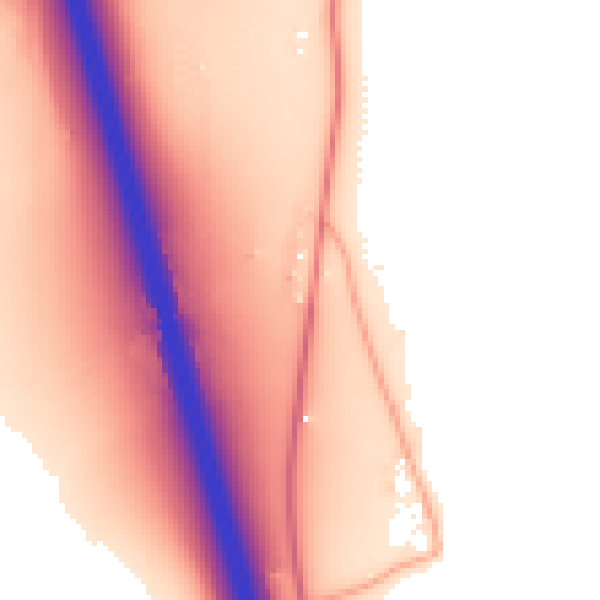 Daytime road noise heatmap for CM2 7TD