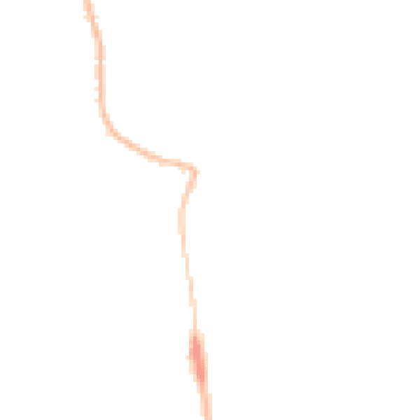 Night-time road noise heatmap for CM2 8AX