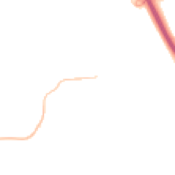 Night-time road noise heatmap for CM2 8DL