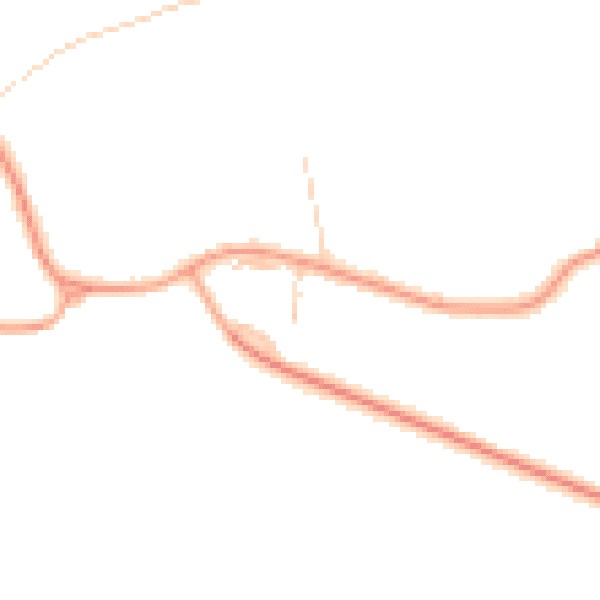 Daytime road noise heatmap for CM2 8FP