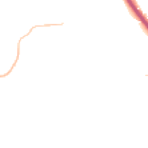 Night-time road noise heatmap for CM2 8HU