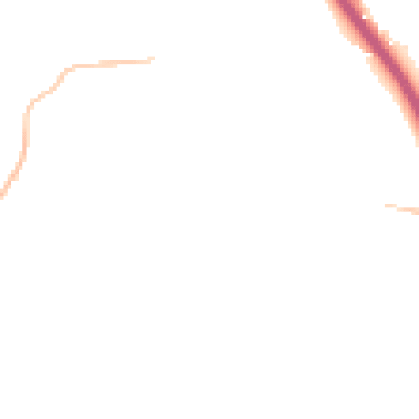 Night-time road noise heatmap for CM2 8JP