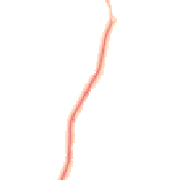 Night-time road noise heatmap for CM2 8LA