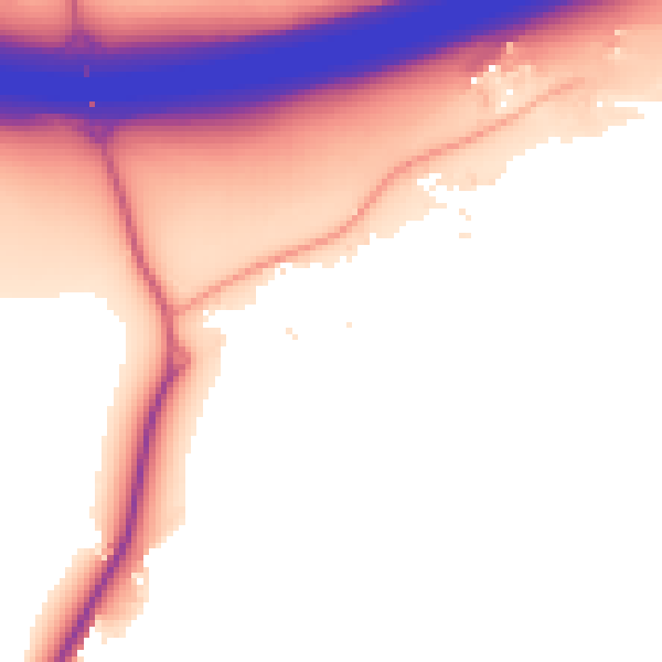 Daytime road noise heatmap for CM2 8LG
