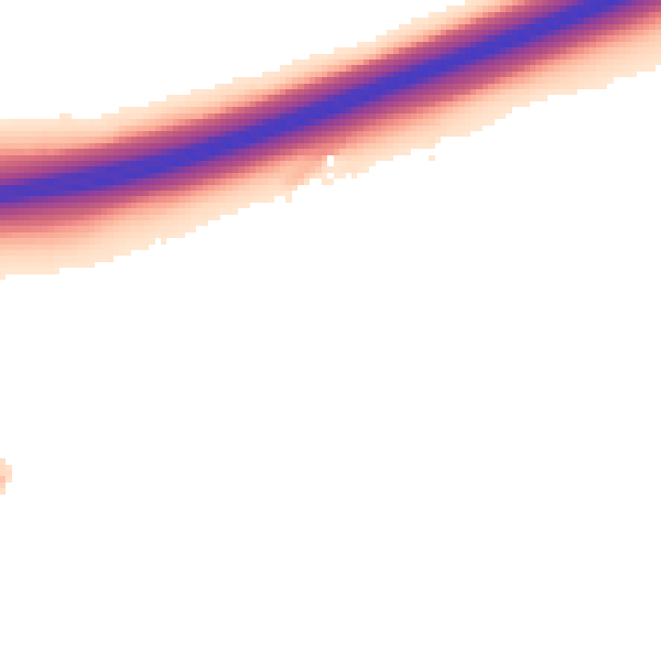 Night-time road noise heatmap for CM2 8LQ