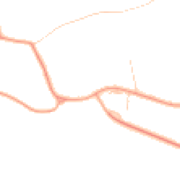 Daytime road noise heatmap for CM2 8UH