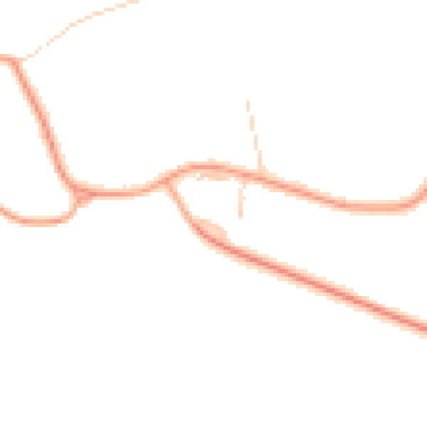 Daytime road noise heatmap for CM2 8UT