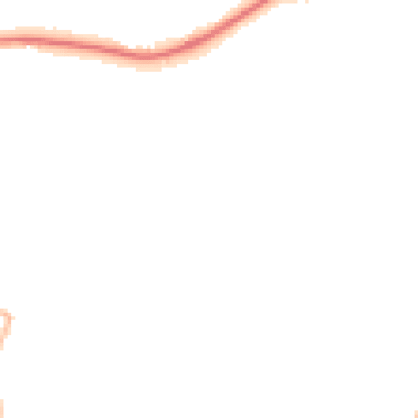 Night-time road noise heatmap for CM2 9DZ