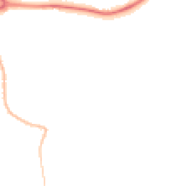 Night-time road noise heatmap for CM2 9EY