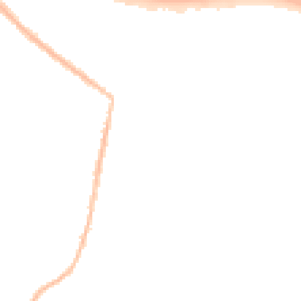Night-time road noise heatmap for CM2 9RG