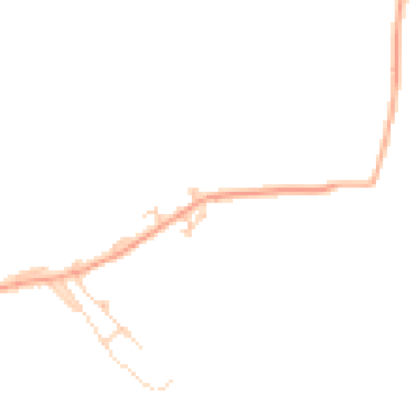 Daytime road noise heatmap for CM22 6BW
