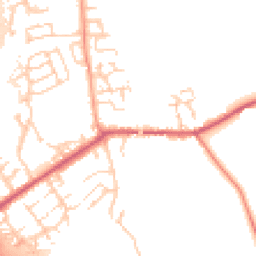Daytime road noise heatmap for CM22 6DA