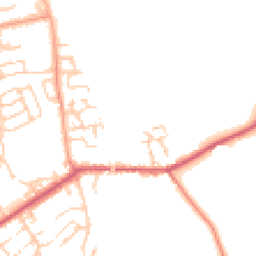 Daytime road noise heatmap for CM22 6DF