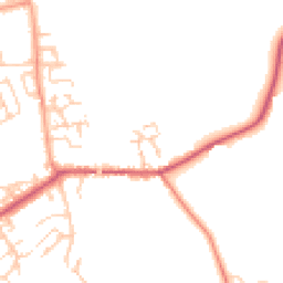 Daytime road noise heatmap for CM22 6DQ