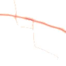 Daytime road noise heatmap for CM22 6DS