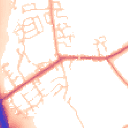 Daytime road noise heatmap for CM22 6EH