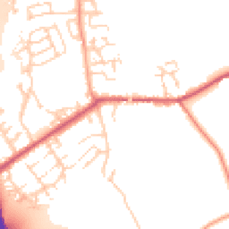 Daytime road noise heatmap for CM22 6EL