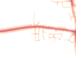 Daytime road noise heatmap for CM22 6FU