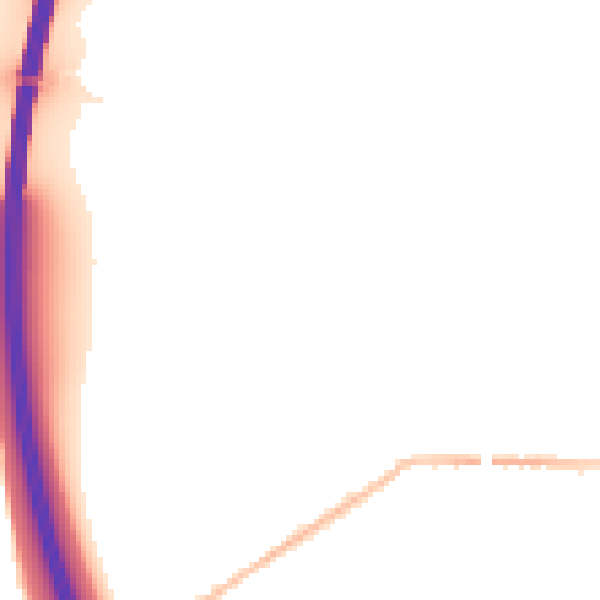 Night-time road noise heatmap for CM22 6GX