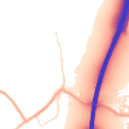 Daytime road noise heatmap for CM22 6HJ