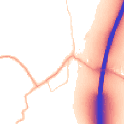Daytime road noise heatmap for CM22 6HL