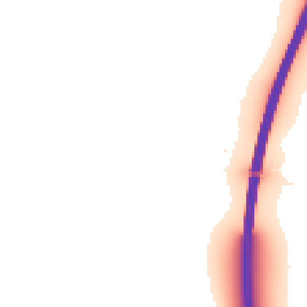 Night-time road noise heatmap for CM22 6HL