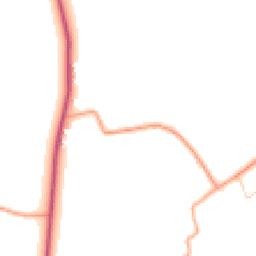 Daytime road noise heatmap for CM22 6HP